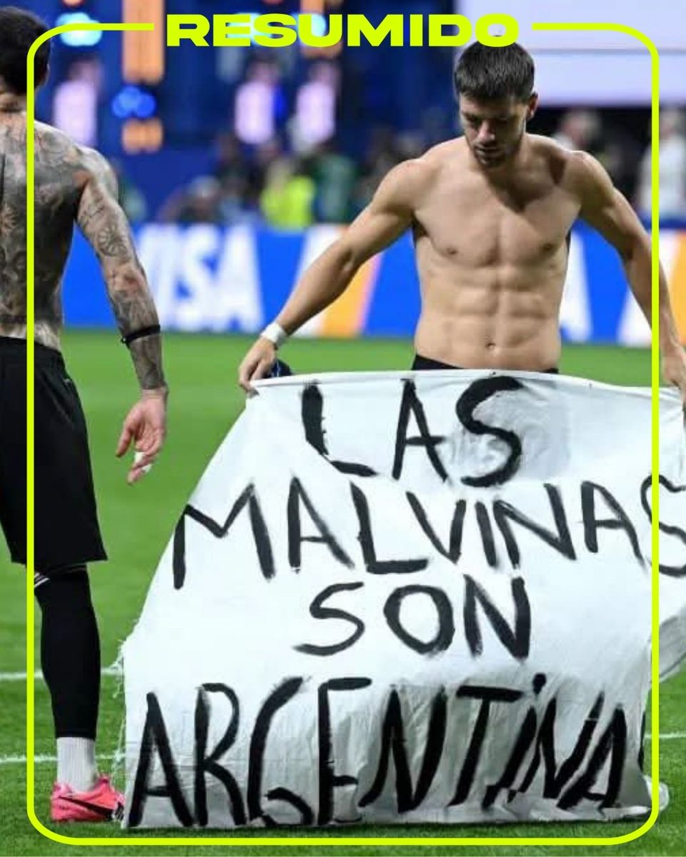 La FIFA sancionó a la Selección Argentina, por los incidentes que ocurrieron tras la final del Mundial 2026 contra España. 

Y la AFA deberá pagar 10 mil dólares por la exhibición de la bandera de “La