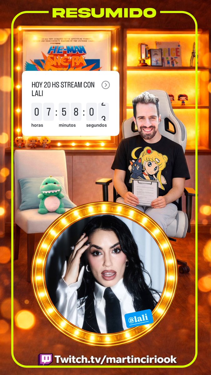 Lali va a estar hoy en el stream de Martín Cirio🔥