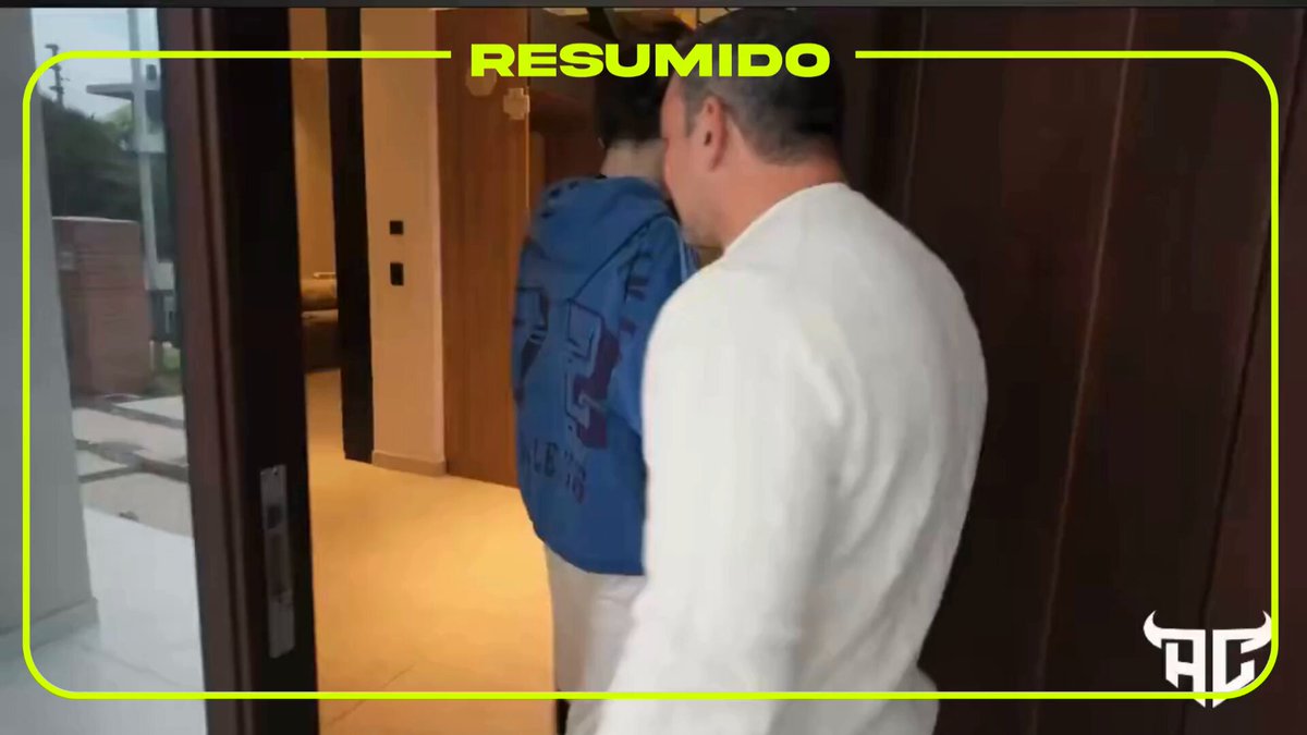Davo hizo un house tour en el vlog que grabó con Agustín Creevy