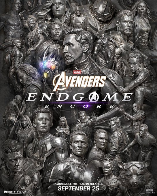 Salió el primer poster de "AVENGERS: ENDGAME ENCORE"