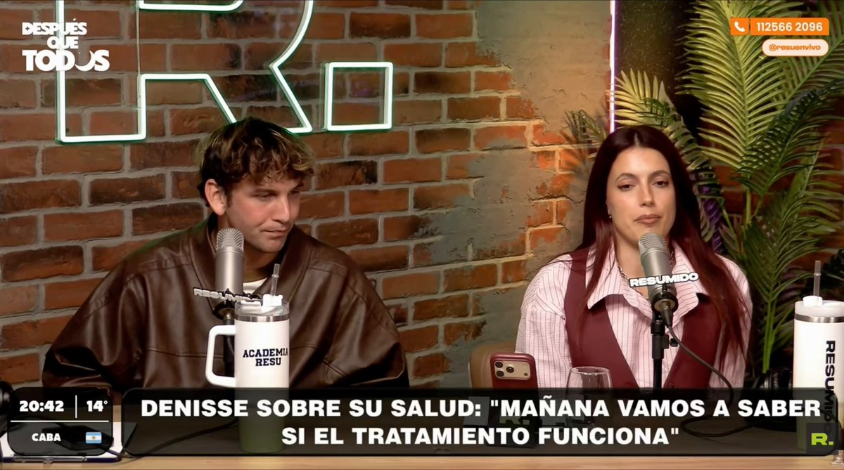 "Sería totalmente entendible si Denu decide no subir contenido”

Agus García y el equipo de DQT le mandaron sus fuerzas a Denisse Gonzalez por su situación de salud #DQT