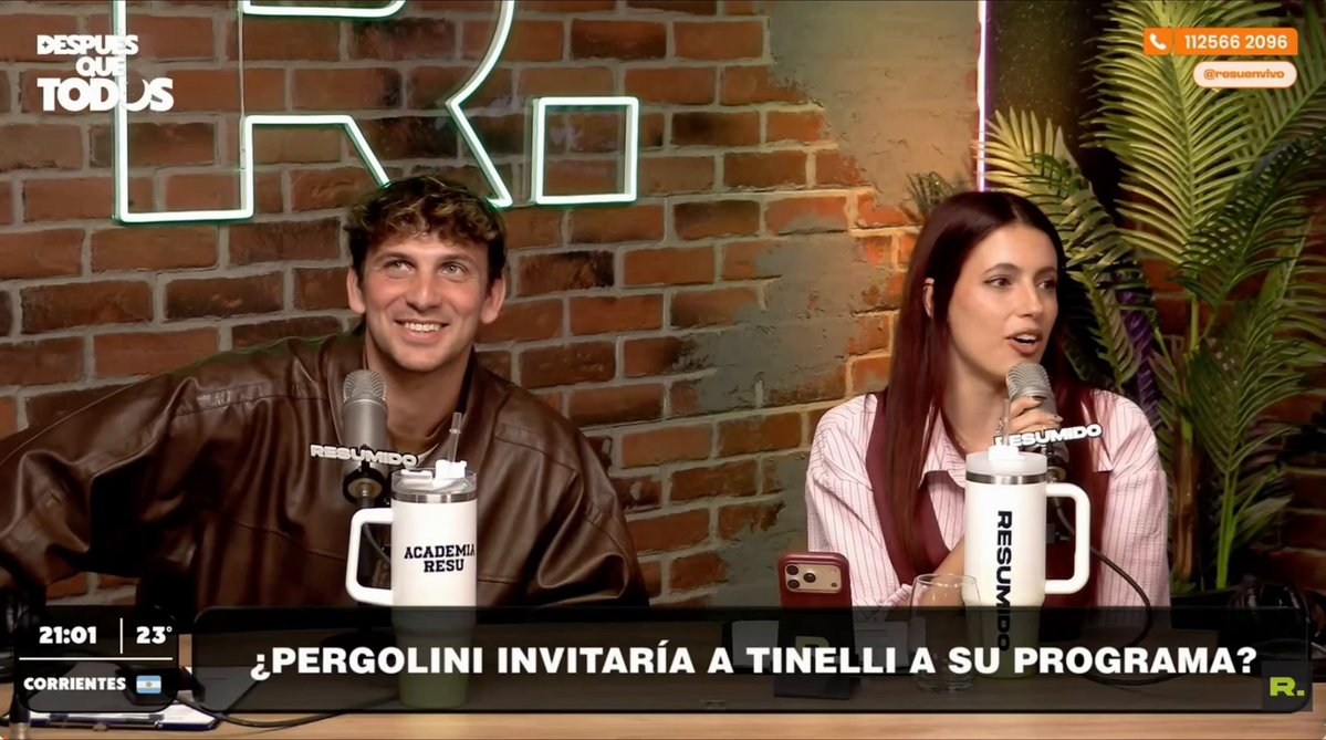 "Banco un programa los domingos de Nico con Marcelo"

Ferbo y el equipo de DQT opinaron sobre la visita de Marcelo Tinelli en Luzu #DQT