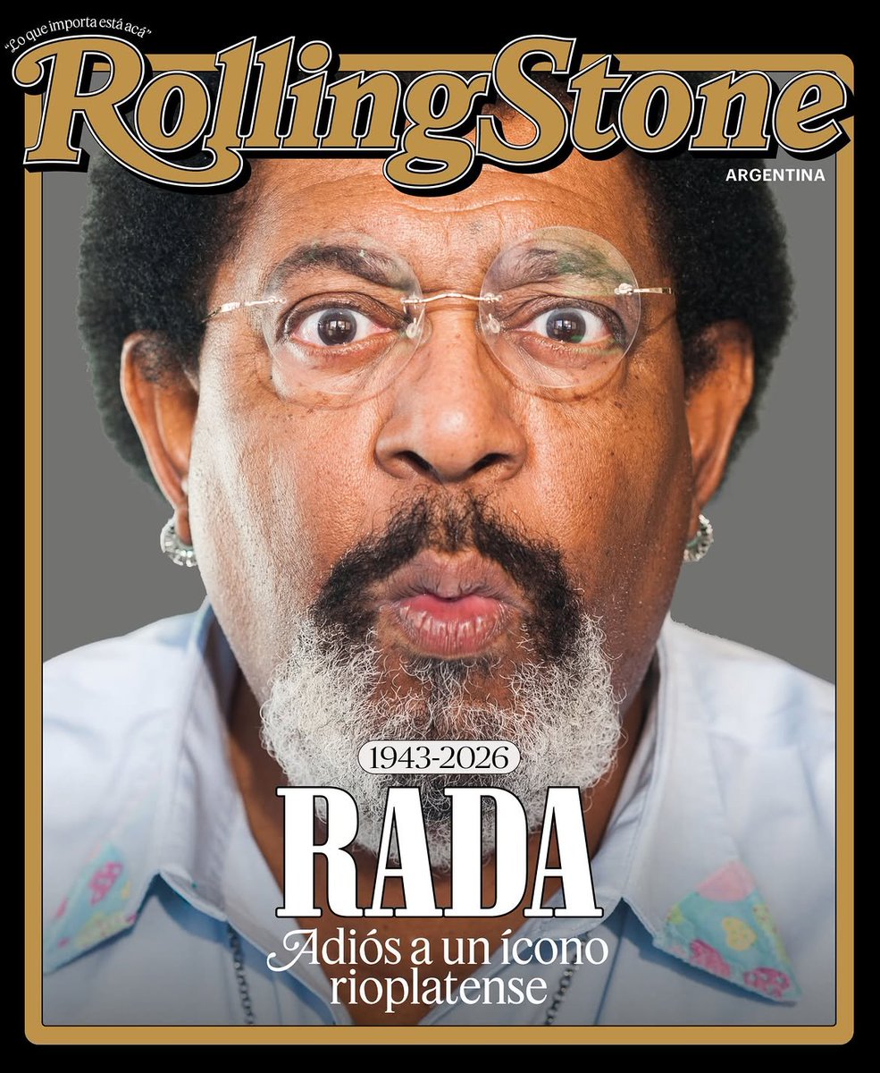 Así despidió la revista Rolling Stone al músico uruguayo Rubén Rada
