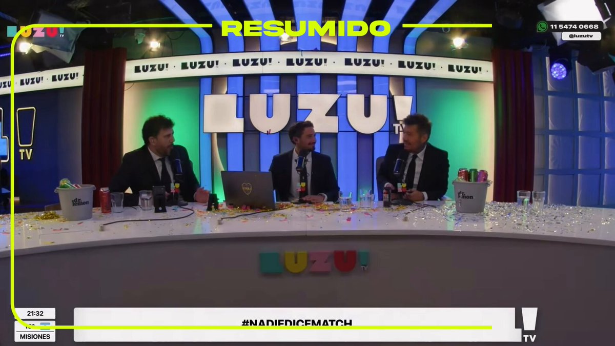 Tinelli habló sobre Mario Pergolini y su visita a Vorterix #NadieDiceMatch