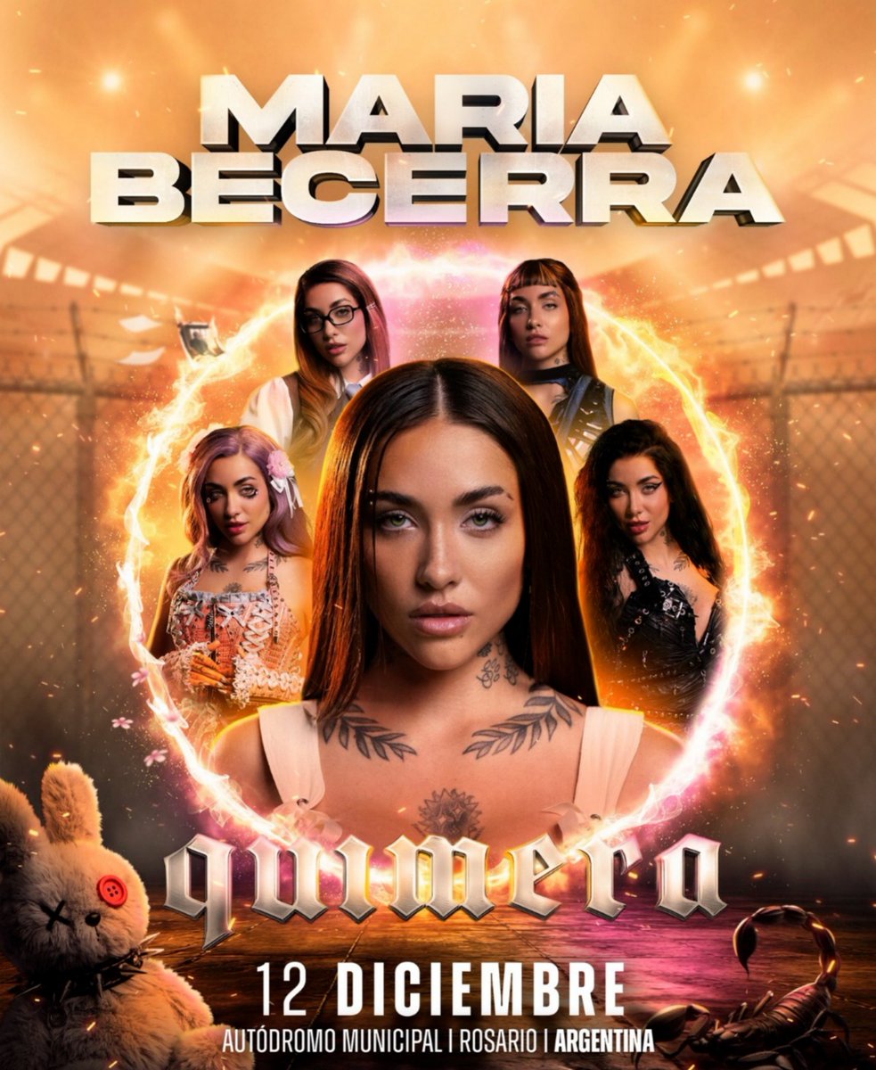 MARIA BECERRA ANUNCIÓ SU GIRA POR ARGENTINA 

Confirmó shows en Córdoba, Rosario y una nueva fecha en Buenos Aires

🗓️ 21 de noviembre | Córdoba
🗓️ 12 de diciembre | Rosario
🗓️ 6 de febrero | Buenos A