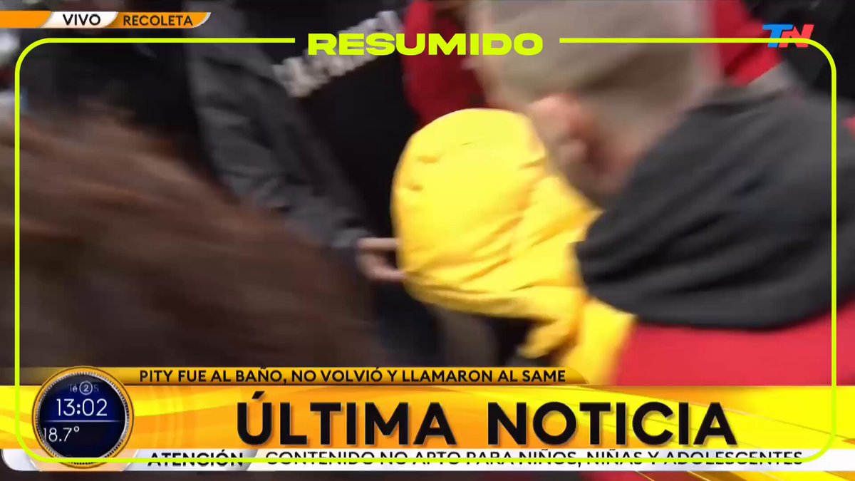Pity Álvarez se descompensó en el medio de la audiencia. 

Dijo que "estaba sofocado" y el SAME lo trasladó al hospital Fernández