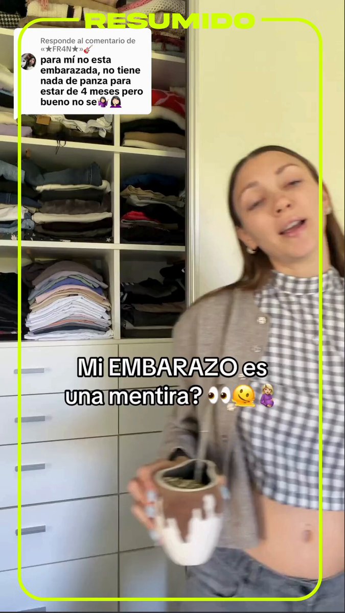 “NO ES PANZA SUFICIENTE PARA ESTAR EMBARAZADA”
Daniela Clara respondió a comentarios donde le cuestionan su embarazo “por no tener panza a los 4 meses”