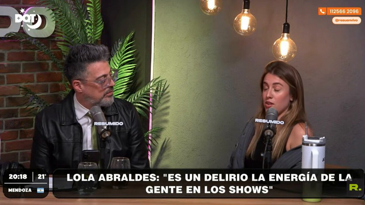 “Viste cuando prenden las luces, es el cielo de estrellas más hermoso que vi en mi vida”

Lola Abraldes y Laura Esquivel hablaron de cómo la energía de la gente te potencia en los shows en vivo y sost