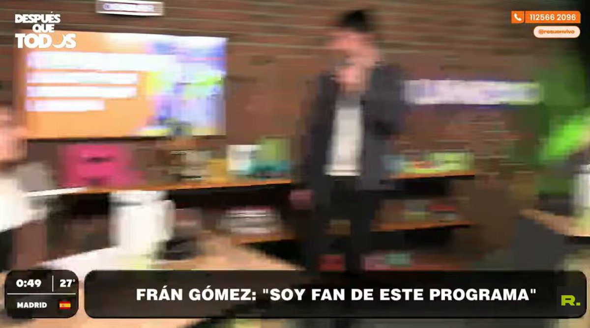 ¿Fran Gómez trajo una columna sobre "los no amores de Ferbo?

Fran Gómez y Nachito Saralegui llegaron a Después Que Todos  #DQT