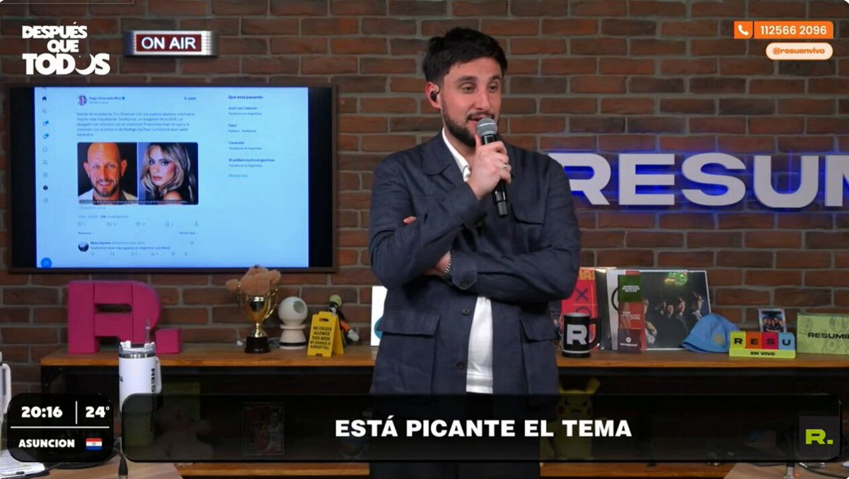 "Si hay un quilombo legal en el que el padre se queda con el nombre 'Tini', ¿cómo se llamaría?"

Ante la pregunta de Fran Gómez, Rolo Barbano explicó que, si no hay un acuerdo entre las partes y el no