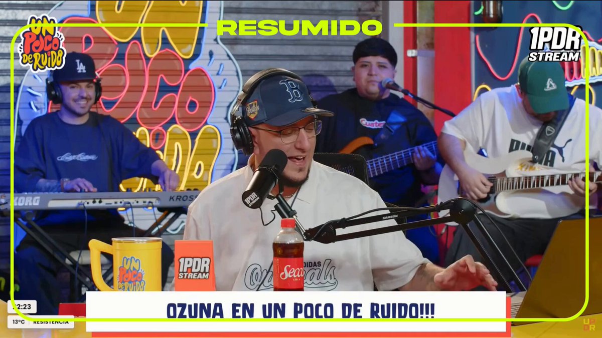 OAAAA🎶 

Ozuna pasó por Un Poco de Ruido y le cumplió el deseo a los fans interpretando una versión cumbia de "El Farsante"