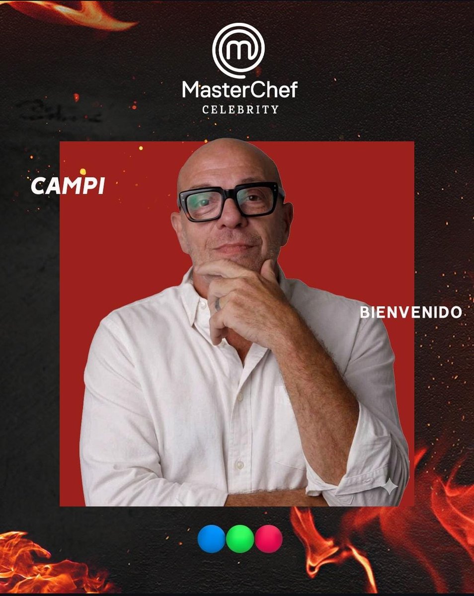 Campi será otro de los participantes de MasterChef Celebrity
