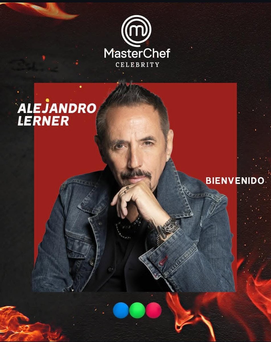 El cantante Alejandro Lerner participará de la nueva edición de MasterChef Celebrity