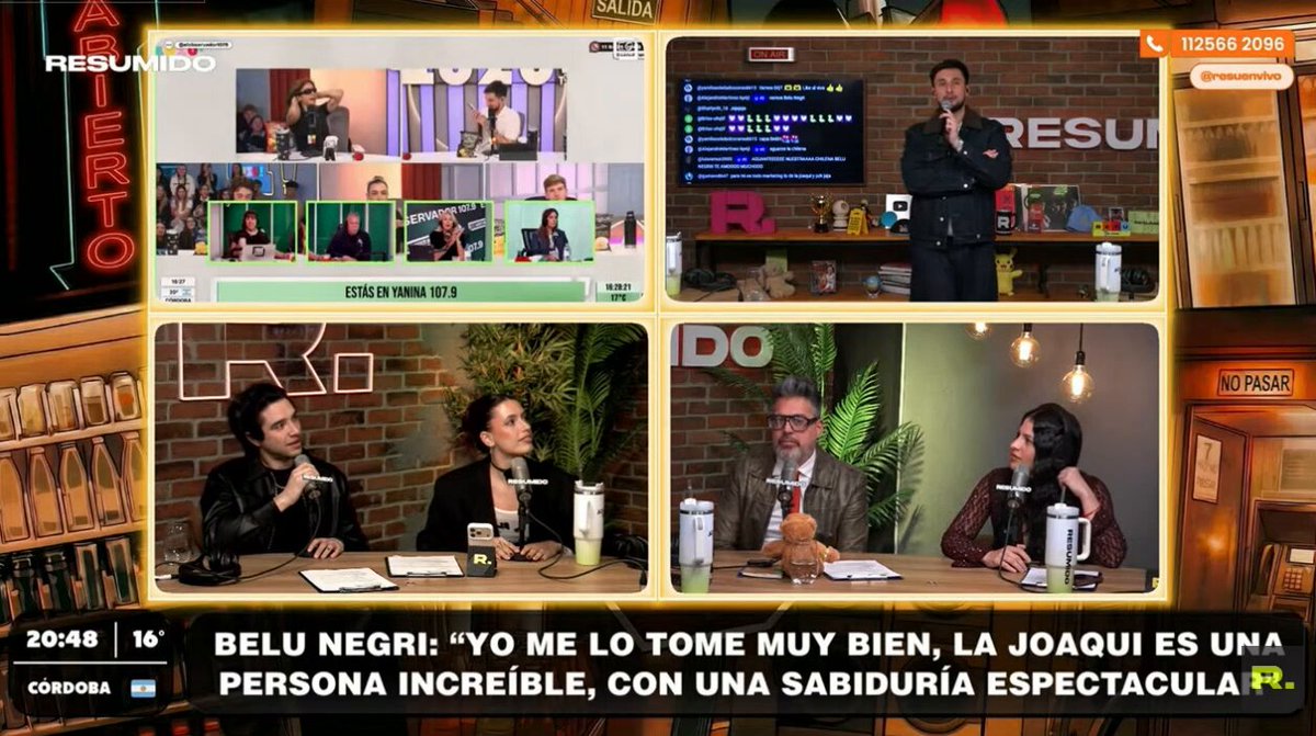 “Acá, en Buenos Aires, es un poco todos con todos”.

Julián Serrano dijo que, con sus amigos de Paraná, no le pasó tanto que un amigo esté con una ex, como sí pasa en Buenos Aires. Además, Chiara Manc