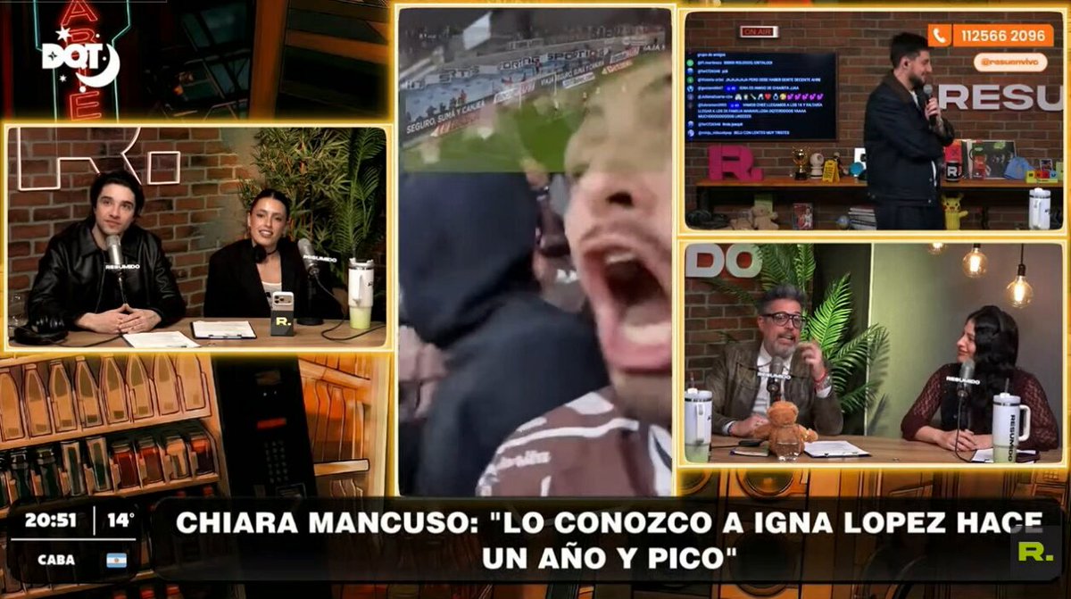 “Azzaro siempre hace lo mismo. Bardeó a Messi, ¿qué podés esperar de una persona que bardea a Messi?”.

Chiara Mancuso defendió a Igna, el hincha de Boca que fue carpeteado por gritar un gol de Platen