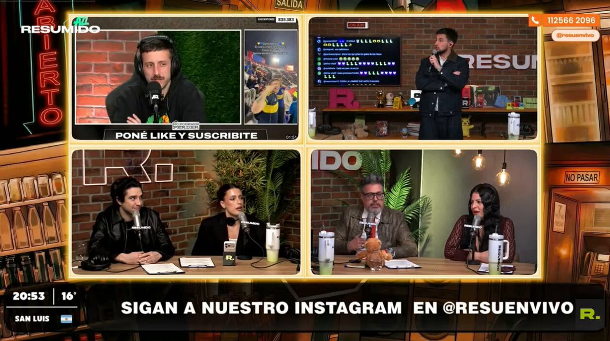 “Me queda re lejos la Bombonera, tengo como una hora y media”.

Julián Serrano dijo que es de Boca, pero está dudando porque ahora vive cerca del Monumental. Además, su papá lo hizo socio de Belgrano,