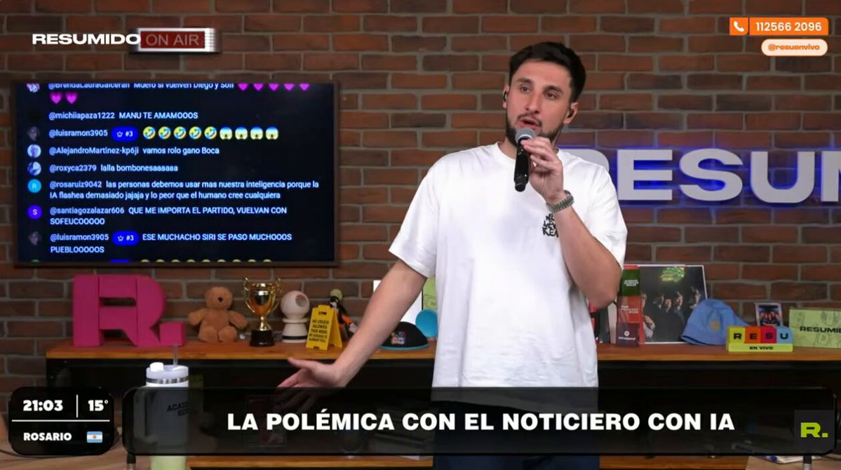 “Siento que la IA se vuelve interesante y te genera ese efecto de admiración cuando lográs hacer algo que un ser humano no puede hacer”

Diego Leuco opinó sobre el noticiero hecho con IA y sostuvo que