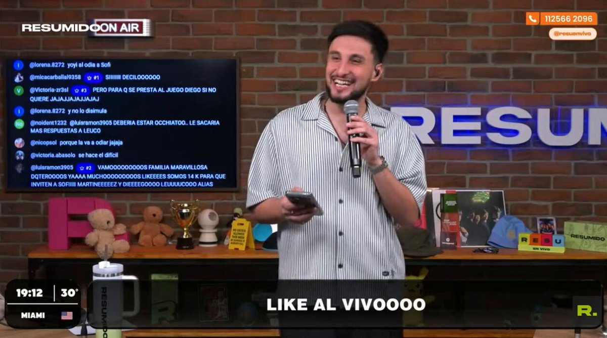 Denle like al vivo para ver la nota exclusiva de Diego Leuco y Sofi Martínez en el detrás de “La Peña” #DQT