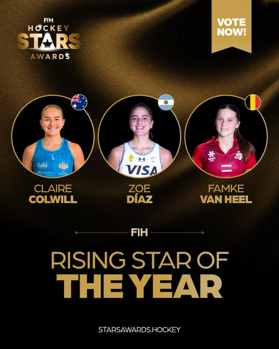 Cuatro argentinos fueron nominados a los premios de la Federación Internacional de Hockey 🇦🇷

Zoe Díaz, Sofía Cairó, Cristina Cosentino y Tomás Domene competirán en distintas categorías