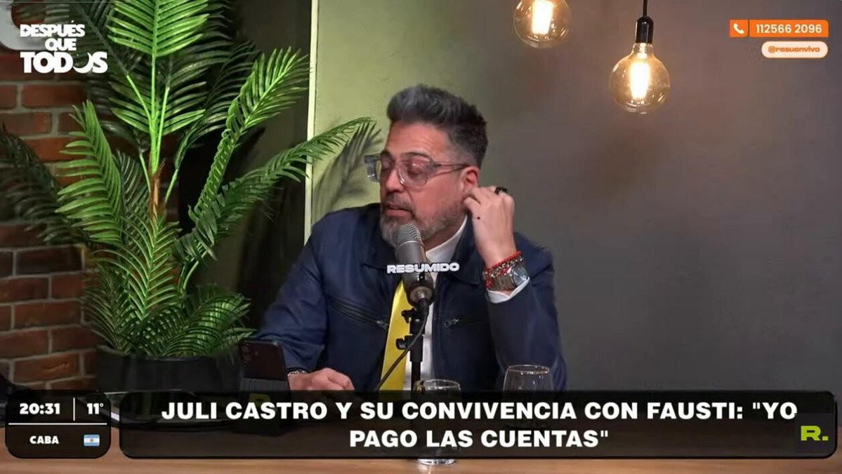 “No están conviviendo. ¿Fausti es ocupa? Puede ser”.

Martu Bo defendió a su hermano después del clip de Juli Castro que se viralizó en Antes Que Nadie y aseguró que Fausti aporta cosas a la casa de J