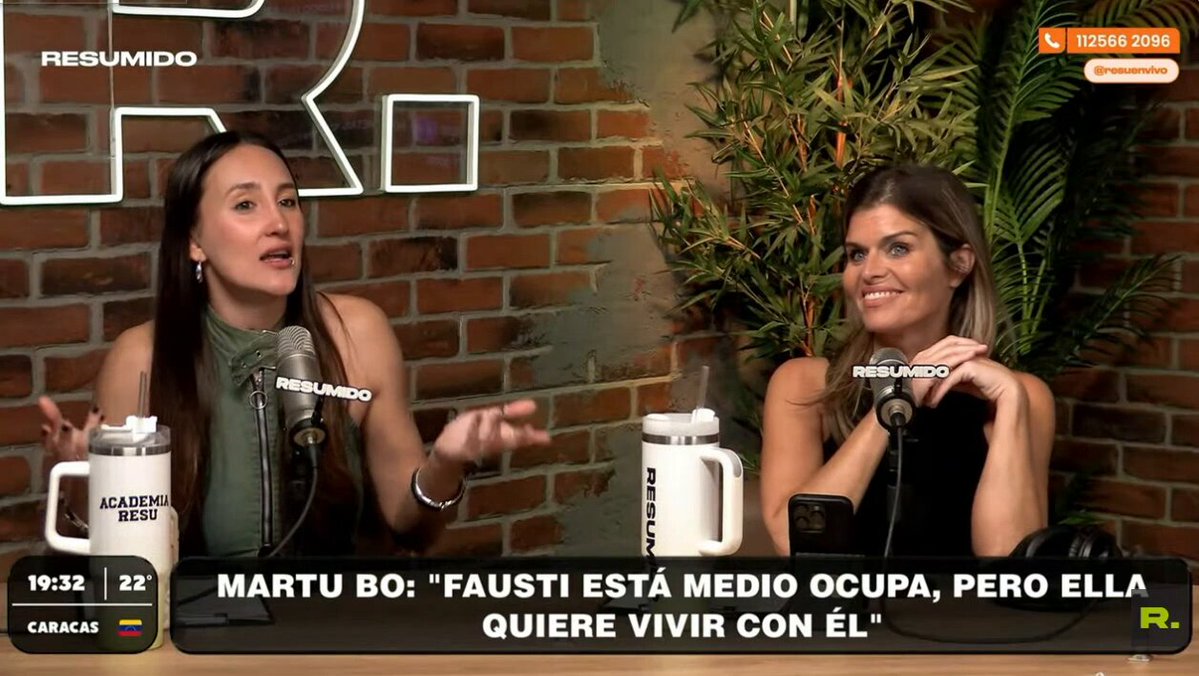 “Juli no lo deja pagar a medias porque quiere que sea su espacio”.

Martu Bo defendió a su hermano, Fausti Bo, y aseguró que él quiere aportar, pero Juli Castro no lo deja #DQT
