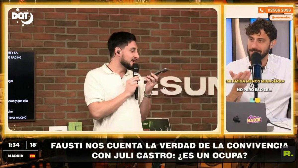 ¿Cuánta plata pone Fausti Bo en su “convivencia” con Juli Castro? #DQT

Lo llamamos en vivo y nos saca todas las dudas