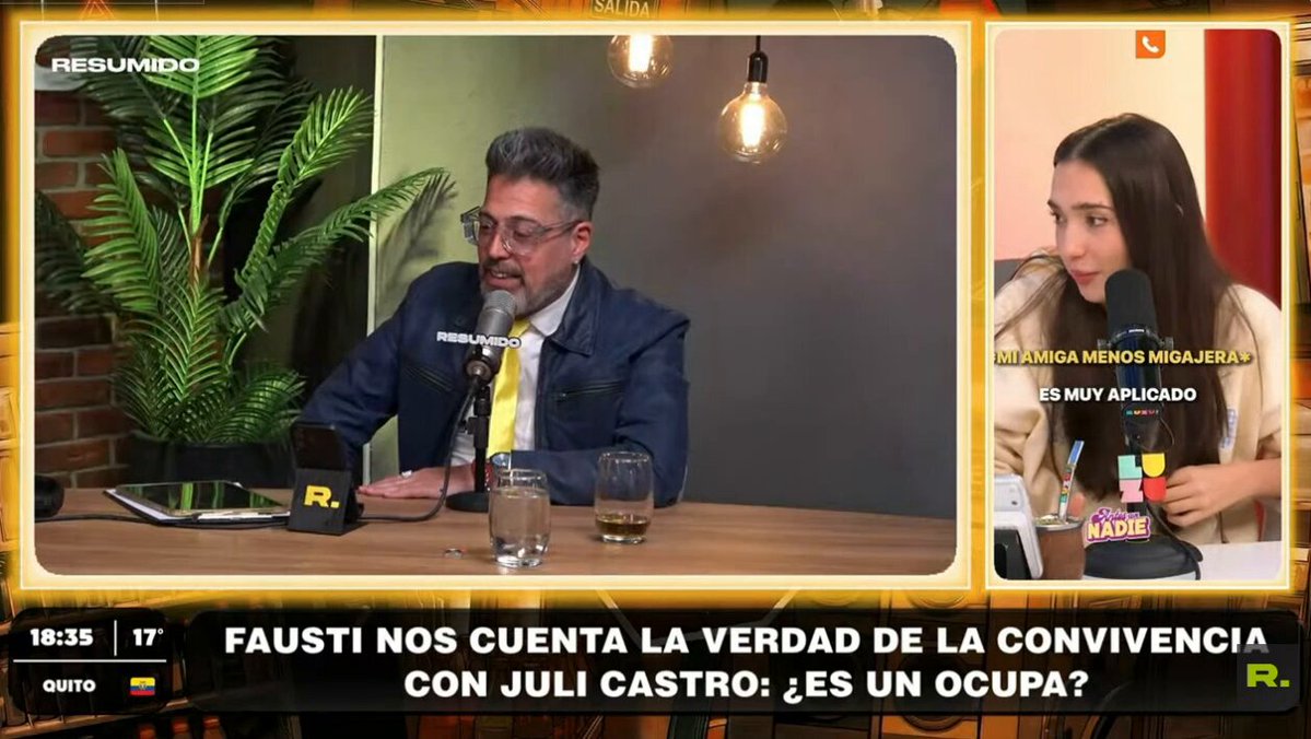 “Aporto la moneda más importante: el amor”.

Fausti Bo afirmó que fue difamado en el clip sobre su convivencia con Juli Castro. #DQT
