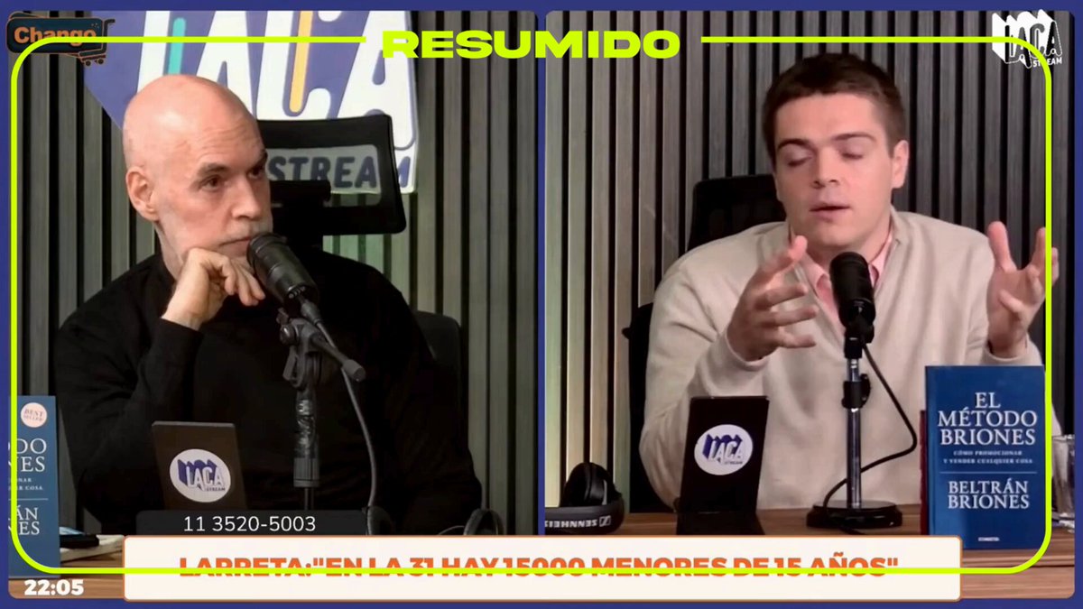 "No te la dejo pasar"

Un debate sobre la Villa 31 provocó esta discusión entre Horacio Rodríguez Larreta y Beltrán Briones