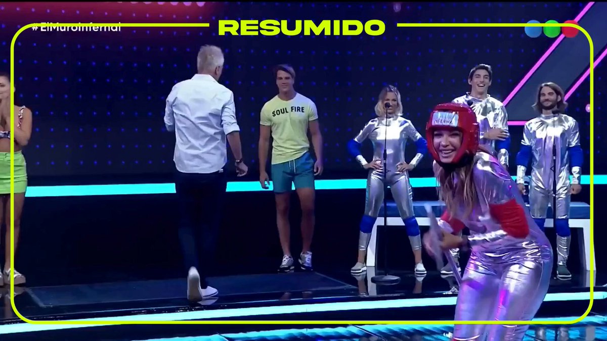Volvió El Muro Infernal a Telefe con la conducción de Marley 

Catherine Fulop fue la primera en jugar y cayó al agua