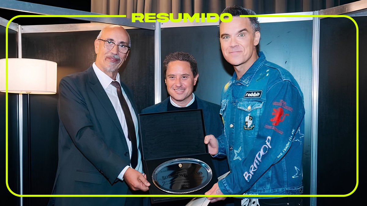 Robbie Williams fue declarado Huésped de Honor de la Ciudad de Buenos Aires por la Legislatura Porteña