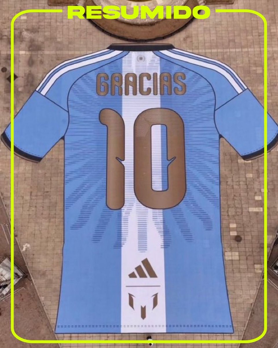 Rosario homenajeó a Lionel Messi en la previa de su partido despedida con la Selección Argentina