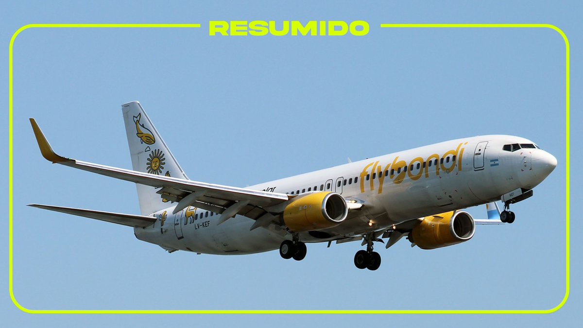 ✈️Flybondi se presentó en concurso preventivo de acreedores
La empresa busca reestructurar su deuda bajo supervisión judicial.