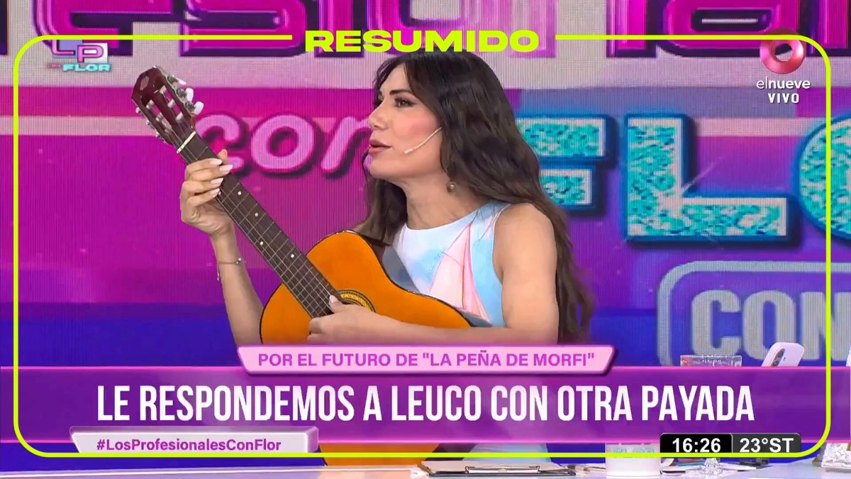 "A tener paciencia y ver si hay Morfi a futuro"

Damián Rojo y Flor de la V le respondieron a Diego Leuco con una payada.