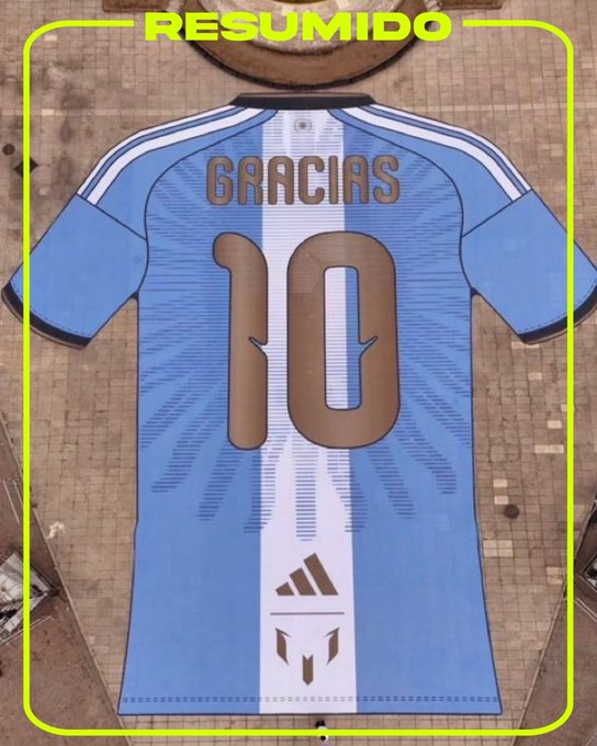 Rosario homenajeó a Lionel Messi en la previa de su partido despedida con la Selección Argentina