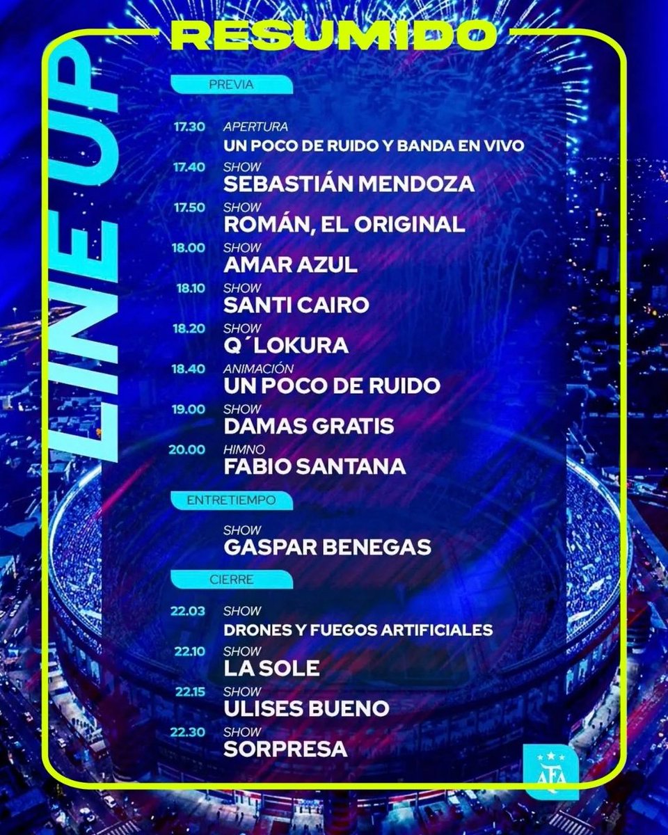 "Vamos a emocionarnos, pero también a cantar y bailar"

La AFA presentó el line up de #LaDespedidaDeMessi