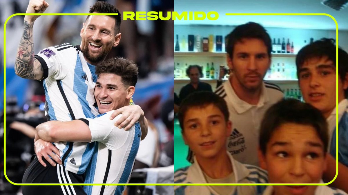 "Primero te admiré como un nene, como millones de argentinos que crecimos soñando con ser futbolistas gracias a vos. Despues tuve la suerte de conocerte, ser tu compañero y vivir cosas que nunca voy a