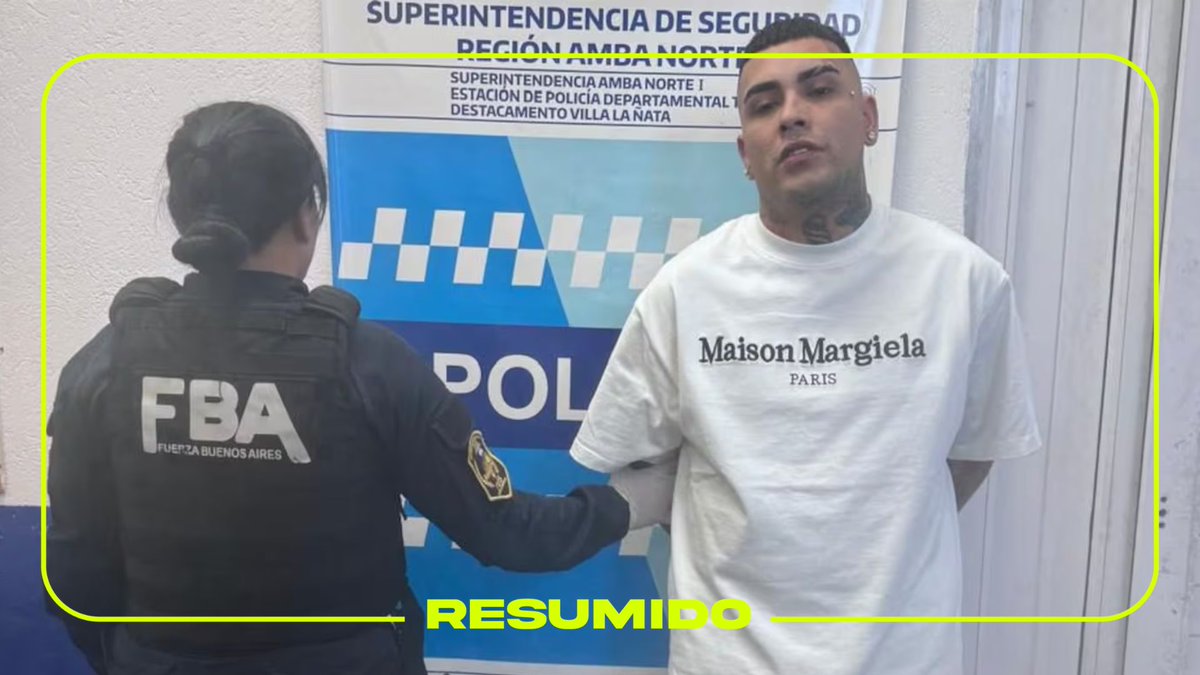 CALLEJERO FINO CUMPLIRÁ PRISIÓN DOMICILIARIA
La medida se tomó luego de que una jueza de San Isidro modificara la calificación de la causa por la portación de un arma hallada en una camioneta.
El ar