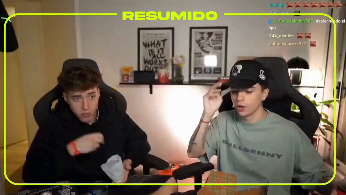 “¿Cómo venís con los entrenamientos?
—No te puedo responder esto comiendo una papa frita”

Mernuel y Bauletti hablaron en stream sobre la preparación para el Parense de Manos