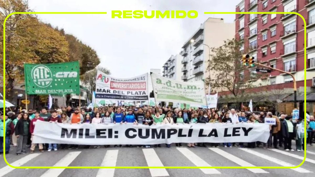 El Gobierno apeló el fallo judicial que lo obligaba a aplicar la Ley de Financiamiento Universitario.
A través del Ministerio de Capital Humano, presentó un recurso contra la decisión del juez Martín