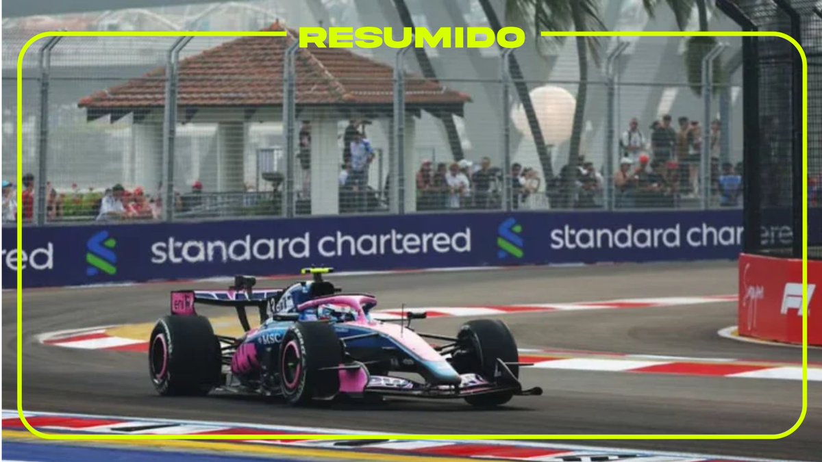 Franco Colapinto terminó 16° en la clasificación del GP de Singapur, pero largará 15° por una sanción a Russell