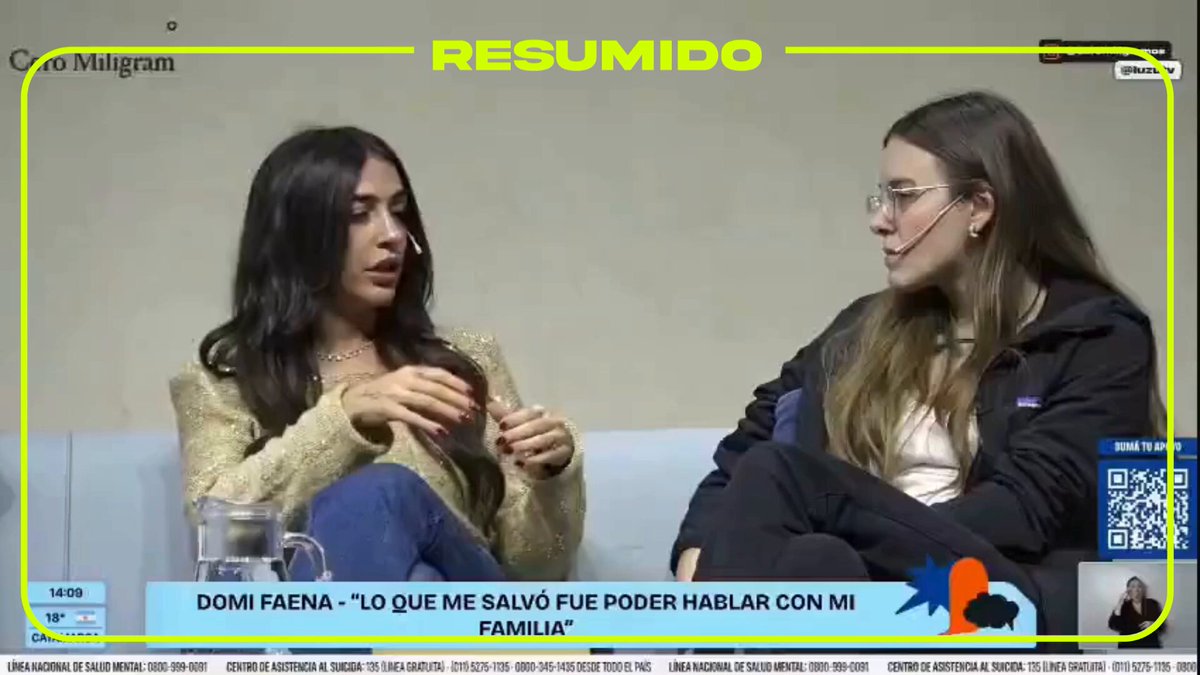 Domi Faena contó en el especial No Estás Solo cuál fue el propósito que la ayudó a salir adelante en su peor momento, cuando tenía 20 años