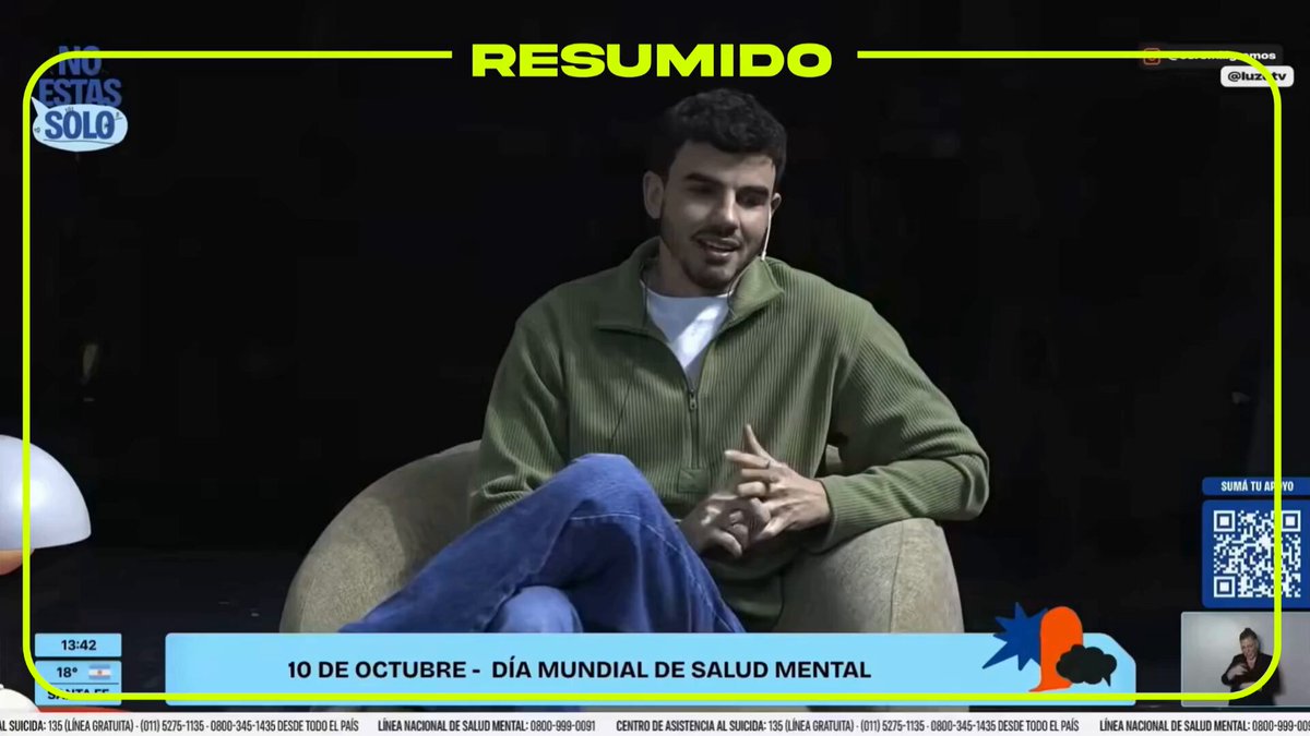 "Nos ataca la inmediatez en lo que vivimos"

Santi Talledo habló sobre el rol de las redes sociales en la salud mental