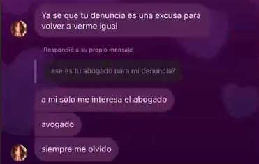 Pero el intercambio siguió.
En las conversaciones aparecen más comentarios sobre el cuerpo de otras personas, reproches y referencias a una posible denuncia.
Mientras tanto, la fan insistía en que h