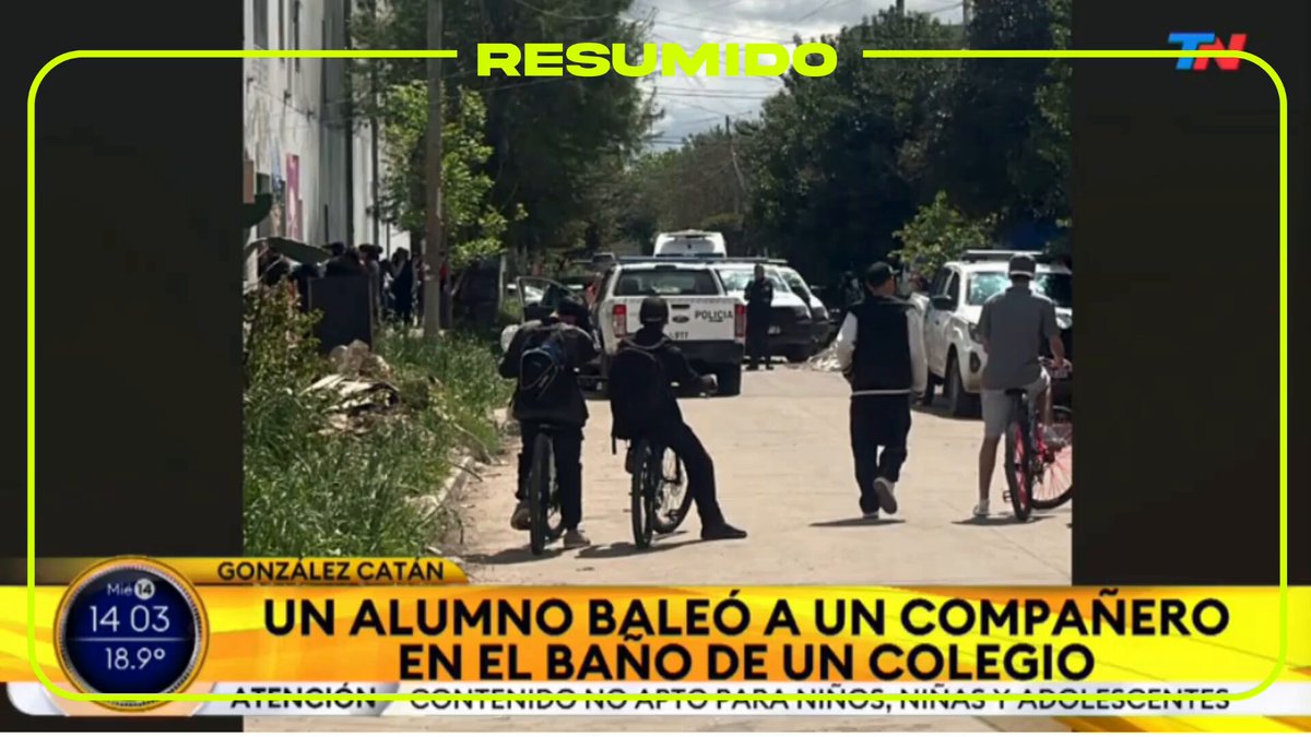 Un alumno de 17 años le disparó a un compañero de 18 en el baño de un colegio en González Catán.

La víctima recibió dos disparos y fue operada de urgencia. Según contó, su amigo le estaba mostrando e
