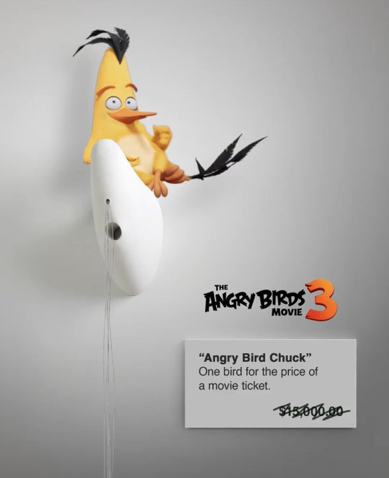 Nuevo póster para "ANGRY BIRDS 3"