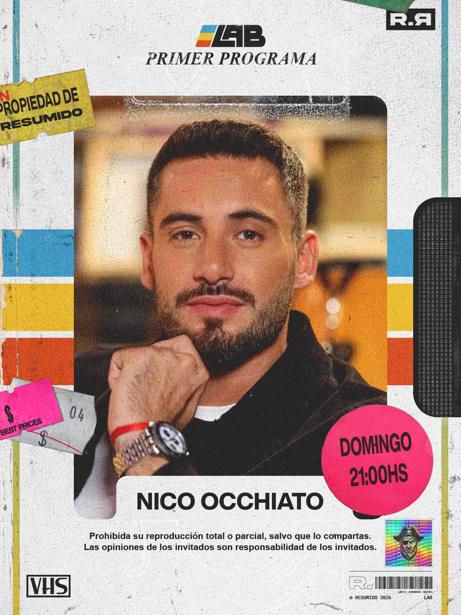 📲Hoy a las 21 debuta Diego Leuco con 'LAB' en el canal de YouTube de Resumido
Nico Occhiato y Ricardo Darín serán los primeros entrevistados del programa