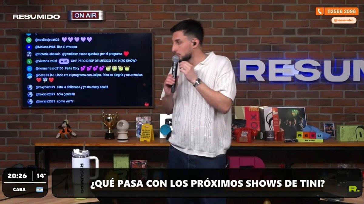 "Para que ella termine subiendo una historia es porque está recontra afectada"

Agus García remarcó que Tini es muy empática y consciente de sus fans, y destacó cuánto debe pesarle afrontar la cancela