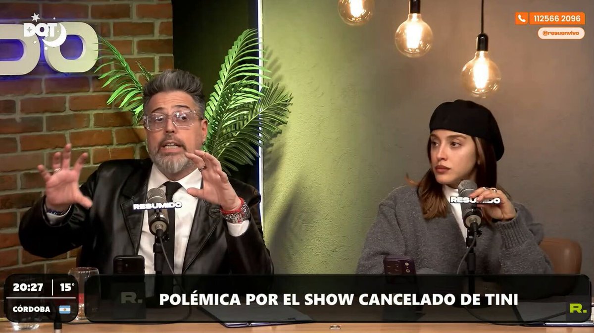 "Desde el entorno de Tini dicen que hay alguien en la organización que está haciendo las cosas mal"

Rolo Barbano explicó cuáles son las teorías detrás de la cancelación del show de Tini en Miami #DQT