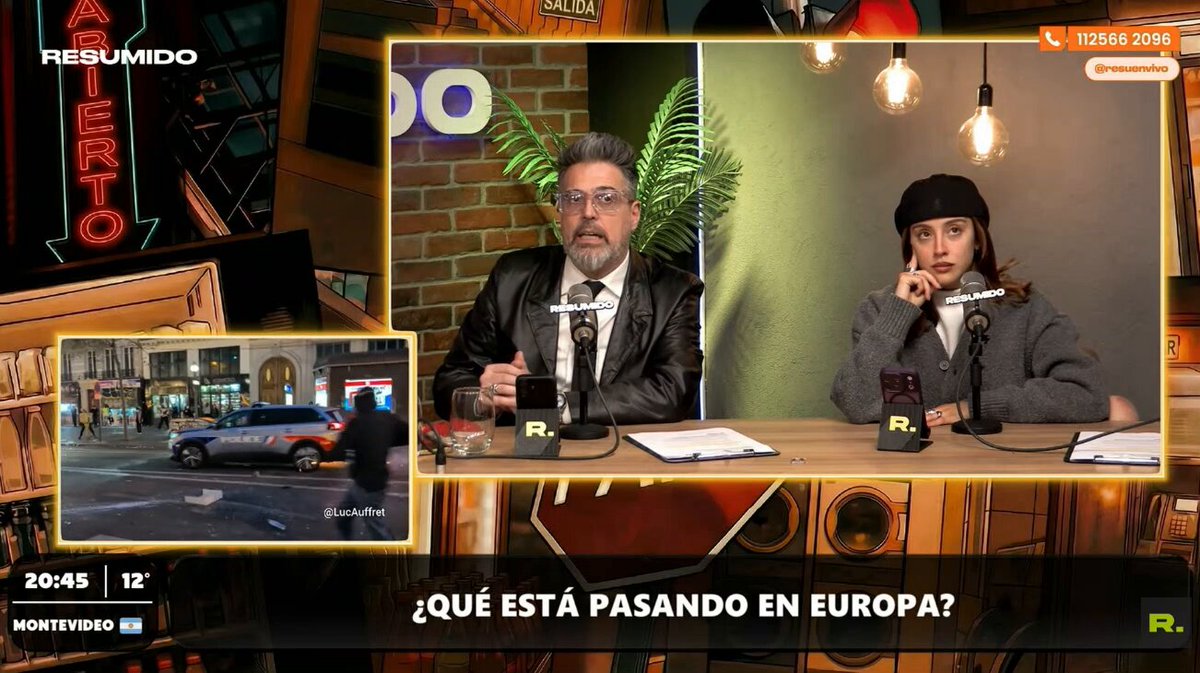 "En Francia se queman 40 mil autos por año"

Rolo Barbano explicó que, desde la Revolución francesa y la ejecución de María Antonieta, Francia es un pueblo acostumbrado a protestar de manera violenta 