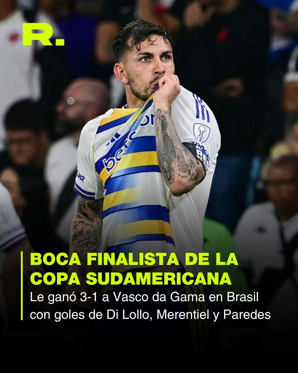 BOCA METIÓ MARACANAZO
Paredes llegó con lo justo al partido y coronó la noche en el minuto 88 para marcar el 3 a 1
El rival de Boca en la final saldrá del ganador de la otra semifinal, entre Atléti